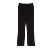 Acetaatbroek met rechte pijpen Pennyblack , Black , Dames