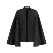 Geplooide klokmouw overhemd Roberto Cavalli , Black , Dames