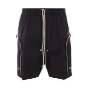 Zwarte Shorts met Koord en Zakken Rick Owens , Black , Heren