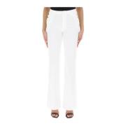 Wijde Pijp Katoenen Jeans Kocca , White , Dames