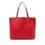 Pre-owned Leather shoulder-bags Hermès Vintage , Red , Dames