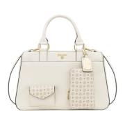 Grained Heritage Handtas voor Vrouwen Pollini , White , Dames