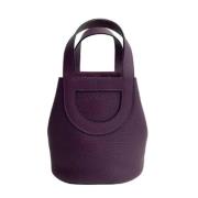 Pre-owned Fabric handbags Hermès Vintage , Purple , Dames