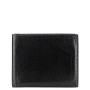 Pre-owned Leather wallets Hermès Vintage , Black , Heren