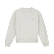 Face Crewneck Sweatshirt Olaf Hussein , Gray , Dames