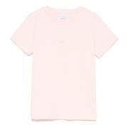 Love Birds Geborduurd T-shirt Roze Pinko , Pink , Dames