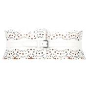 Pre-owned Leather belts Alaïa Pre-owned , White , Dames