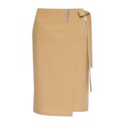 Wikkelrok met strik Marni , Beige , Dames