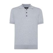 Gemêleerd Katoenen Poloshirt Dsquared2 , Gray , Heren