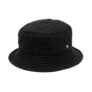 Zwarte Mohair Bucket Hat Our Legacy , Black , Heren