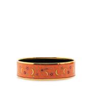 Pre-owned Fabric bracelets Hermès Vintage , Orange , Dames