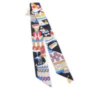 Pre-owned Silk scarves Hermès Vintage , Multicolor , Dames