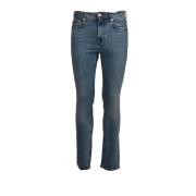 Flex Katoenen Jeans voor Mannen Tommy Hilfiger , Blue , Heren