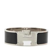 Pre-owned Metal bracelets Hermès Vintage , Black , Dames