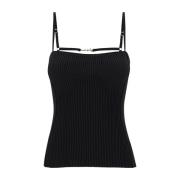 Zwarte Top LE Haut Sierra Jacquemus , Black , Dames