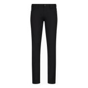 Slim Fit Zwarte Jeans Emporio Armani , Black , Heren