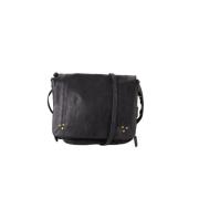 Pre-owned Leather shoulder-bags Jérôme Dreyfuss Pre-owned , Black , Da...