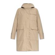 Jas met donsvest Moncler , Beige , Dames