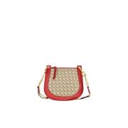 Rode leren crossbody tas Castañuela Carolina Herrera , Red , Dames