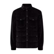 Gelt Down Shacket Zwart Moncler , Black , Heren