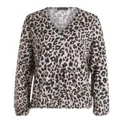 Casual shirt met dierenprint en V-hals Betty Barclay , Gray , Dames