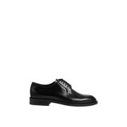 Leren Derby Veterschoenen Dsquared2 , Black , Heren