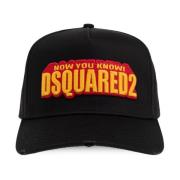 Baseball Cap Dsquared2 , Black , Heren