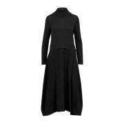 Coltrui en Lange Rok Set Gran Sasso , Black , Dames