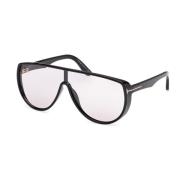 Zwart/Rook Zonnebril Achilles Ft1182 Tom Ford , Black , Unisex