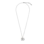 Ketting met logo-vormige hanger Dolce & Gabbana , Gray , Dames