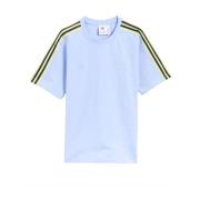 Set-In Tee voor Stijlvolle Look Adidas Originals , Blue , Heren