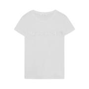 Wit T-shirt Patrizia Pepe , White , Dames