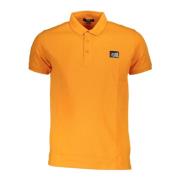 Oranje Polo Shirt Korte Mouwen Heren Cavalli Class , Orange , Heren