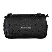 Zwarte Crossbody Tas met Ketting en Rits Valentino by Mario Valentino ...