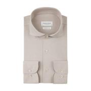 X-Cutaway Beige Overhemd Profuomo , Beige , Heren