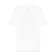 Wit Logo Print Crew Neck T-shirt Y-3 , White , Unisex