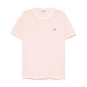 Roze Crew Neck T-shirts en Polos Stone Island , Pink , Heren