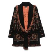 Zwarte Furnace Cardigan Alanui , Multicolor , Dames