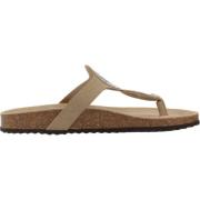 Stijlvolle Flip Flops voor de Zomer Geox , Brown , Dames