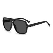 Zwarte zonnebril met IR-lenzen Dsquared2 , Black , Heren