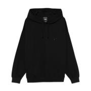 Zwarte Sweatshirt Hoodie Unisex Mode Y-3 , Black , Heren