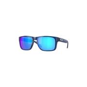 Half Jacket Zonnebril in Blauw Acetaat Oakley , Blue , Unisex