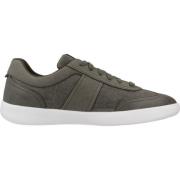 Stijlvolle Sneakers voor Stedelijke Avonturen Geox , Green , Heren