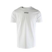 Heren Wit Katoenen T-shirt Dondup , White , Heren