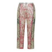 Zijden en lurex gala broek Mes Demoiselles , Multicolor , Dames