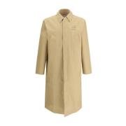 Gore-Tex Trench Jacket met Ritssluiting MM6 Maison Margiela , Beige , ...