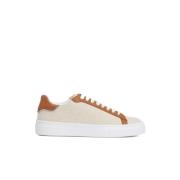 Elegante Sneakers met Unieke Kleur Fabiana Filippi , Beige , Dames