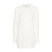 Ivoor Jurk voor Vrouwen Elisabetta Franchi , White , Dames