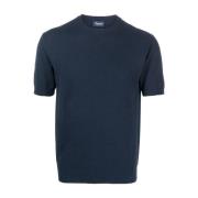 Blauwe T-shirts en Polos Drumohr , Blue , Heren