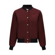 Teddy Woljack met Snap Sluiting Maison Kitsuné , Red , Dames